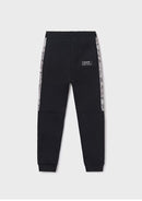 Contrast Jogger - Black