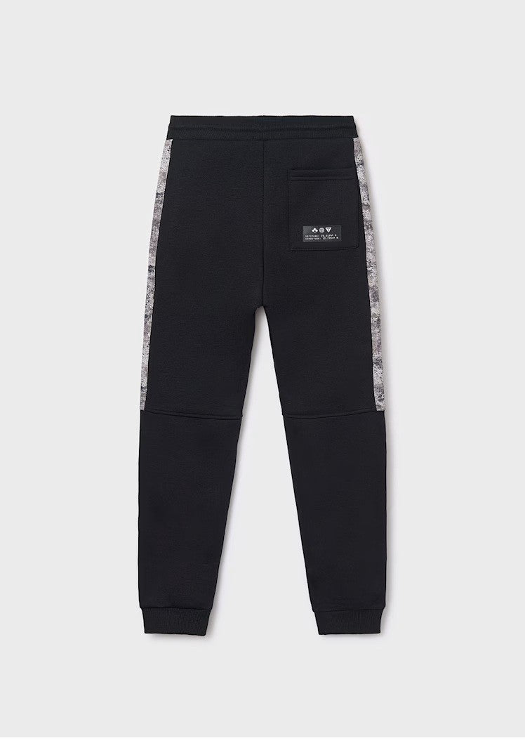 Contrast Jogger - Black
