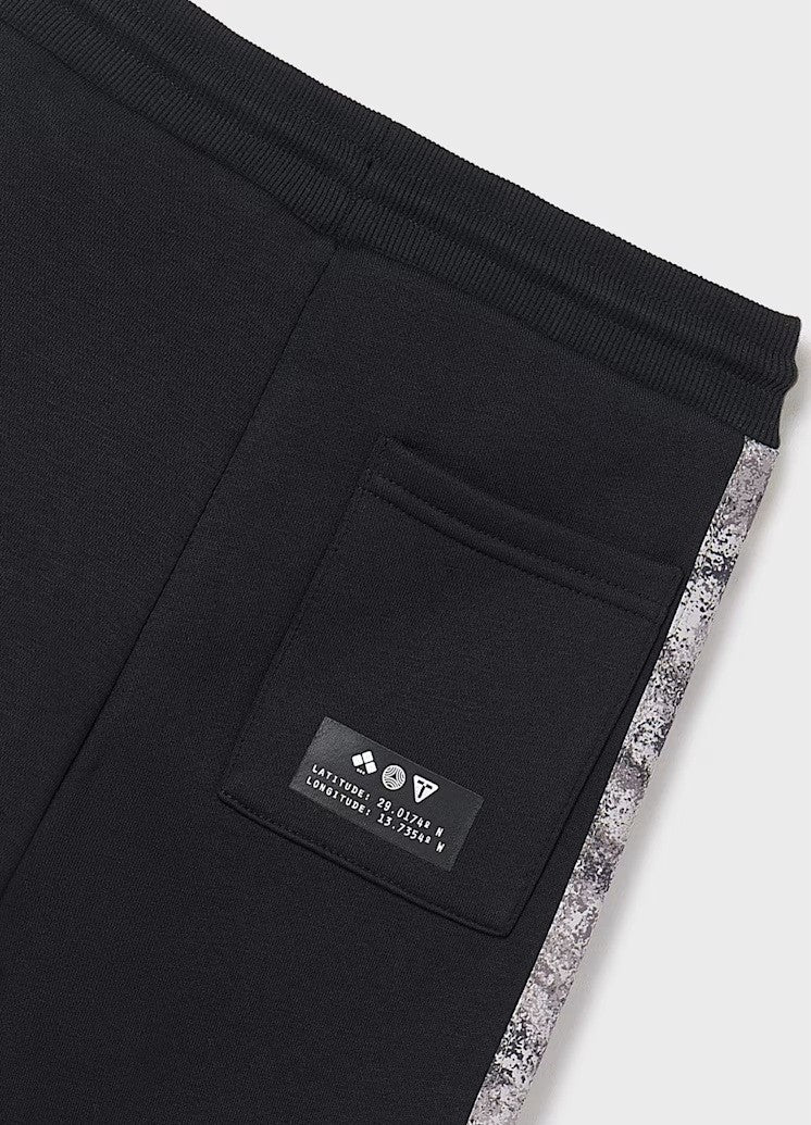 Contrast Jogger - Black