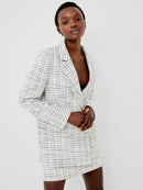 Effie Boucle Blazer - Vlassic Cream/blackout