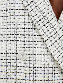 Effie Boucle Blazer - Vlassic Cream/blackout