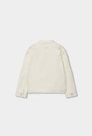 Boboli Stretch Twill Jacket - Off White