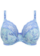 Lucie Underwire Plunge Bra - Cornflower