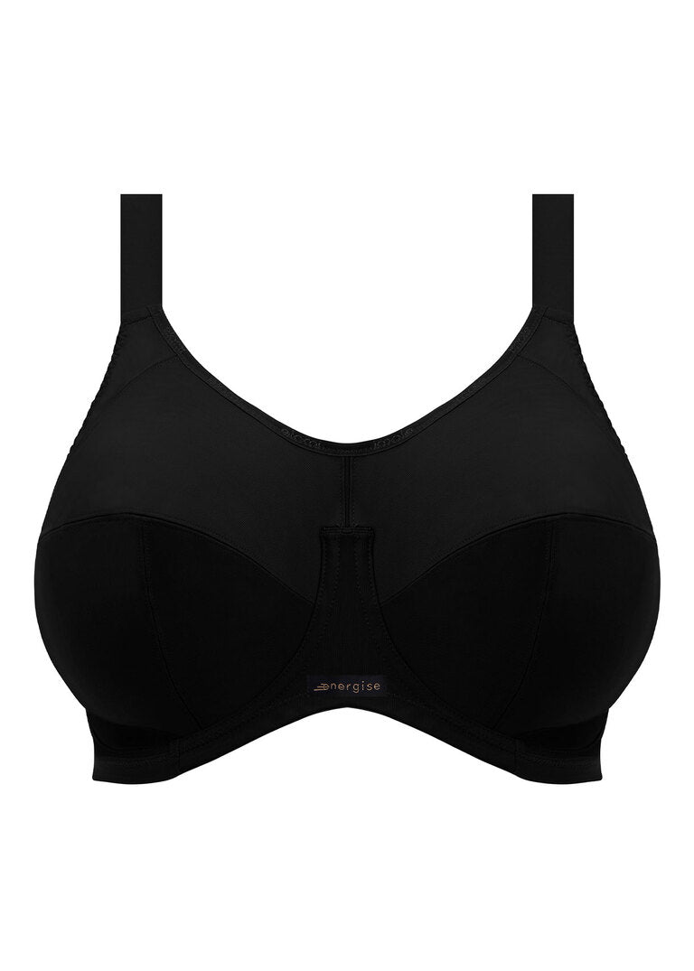 Energise Underwire Sports Bra - Black