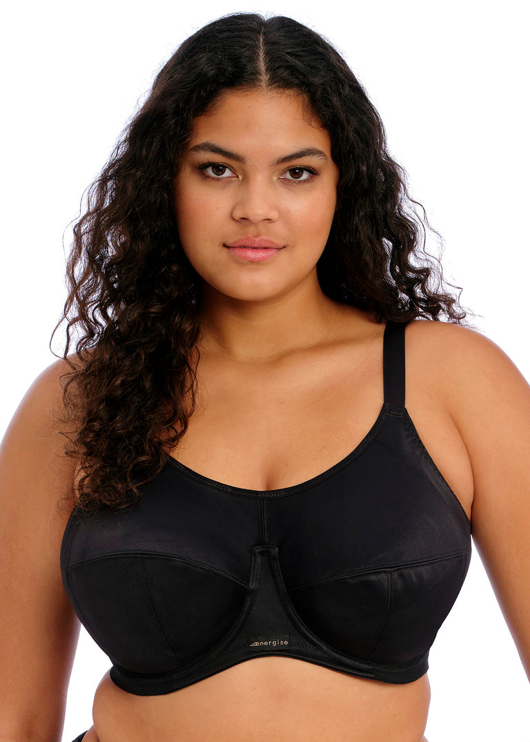 Energise Underwire Sports Bra - Black