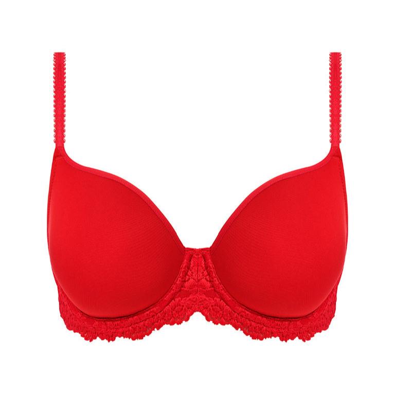 Embrace Lace Contour Bra - Equestrian Red