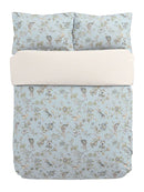 Birds of Paradise 100% Cotton Duvet Cover Set - Blue