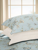 Birds of Paradise 100% Cotton Duvet Cover Set - Blue