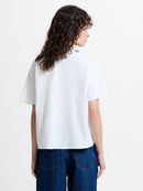 Aliyana Jersey Ss T-Shirt - Linen White