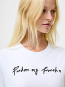Pardon My French Short Sleeve Tee - White