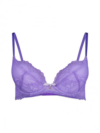 Superboost Lace Plunge Bra - Purple Hebe