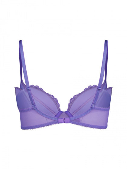Superboost Lace Plunge Bra - Purple Hebe