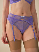 Superboost Lace Suspenders - Purple Hebe