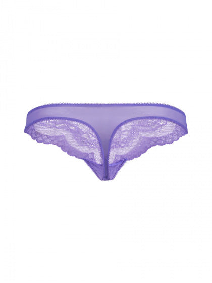 Superboost Lace Thong - Purple Hebe