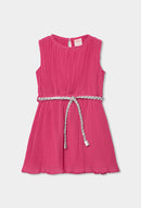 Chiffon Dress - Fuchsia
