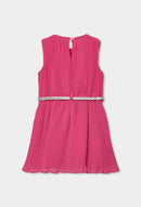 Chiffon Dress - Fuchsia