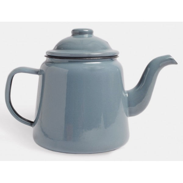 14cm Enamel Grey Teapot