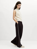 Charlene Lofty Cable Vest - Cashew Netral