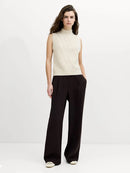 Charlene Lofty Cable Vest - Cashew Netral