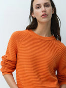 Lilly Mozart Crew Neck Jumper - Saffron Orange
