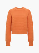 Lilly Mozart Crew Neck Jumper - Saffron Orange