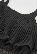 Gauze Jumpsuit - Black