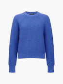 Lily Mozart Long Sleeve Jumper - Azure Blue