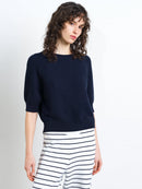 Lily Mozart High Neck Jumper - New Navy