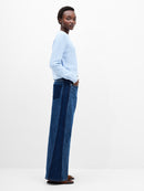 Lily Mozart Round Neck Jumper - Arctic Blue