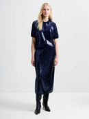 Hannah Sequin Shirt - Navy