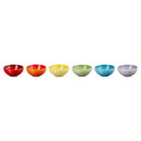 Rainbow Set of 6 Pinch Bowls