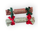 Holly Berry Red & Ivory Crackers Mix Set of 6
