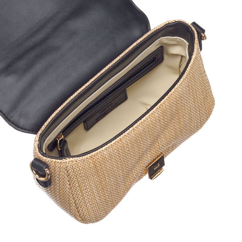 Copacabana Satchel - Natural/black