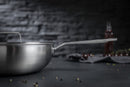 Culinary FivePly Uncoated Wok with Lid - 28CM