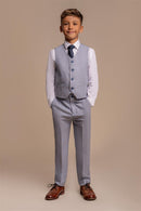 Caridi 3 Piece Suit - Sky Blue