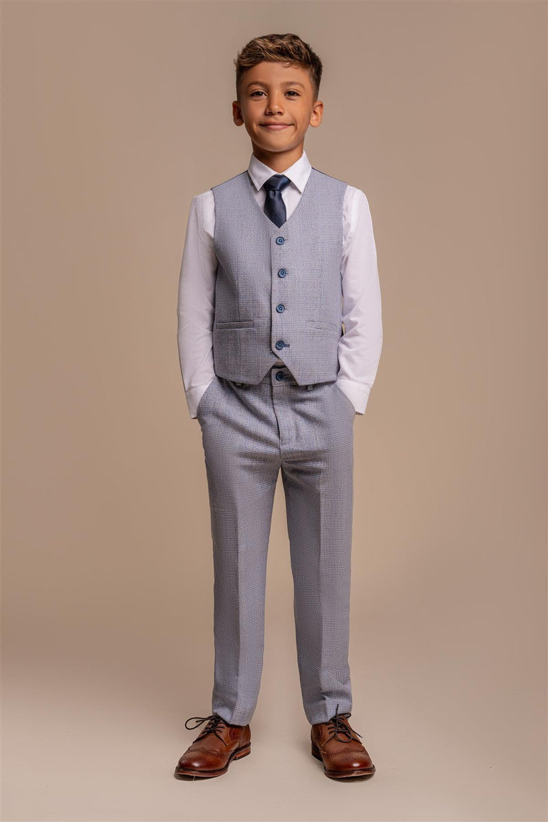 Caridi 3 Piece Suit - Sky Blue