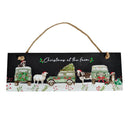 Christmas At The Farm Hanging Plaque