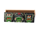 Robin on Post Box & Bow Slate Coaster