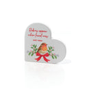 Robins Appear Ceramic Heart