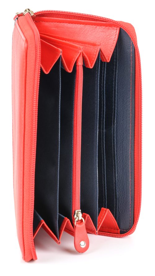 Light Weight Purse - Red/navy