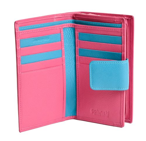 Purse - Fuchsia/turquoise