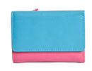 Purse - Fuchsia/turquoise