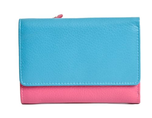 Purse - Fuchsia/turquoise