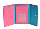 Purse - Fuchsia/turquoise