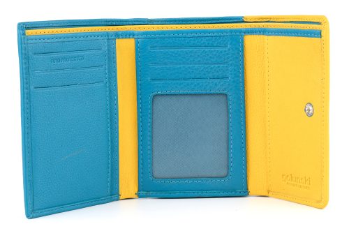 Purse - Turquoise/yellow