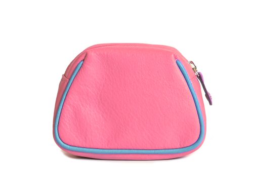 Coin Purse - Fuchsia/turquoise