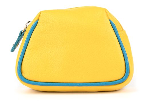Coin Purse - Turquoise/yellow
