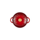 Stoneware Holly Petite Round Casserole - Cerise