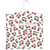 Cotton Peg Bag 37cm - Cherries