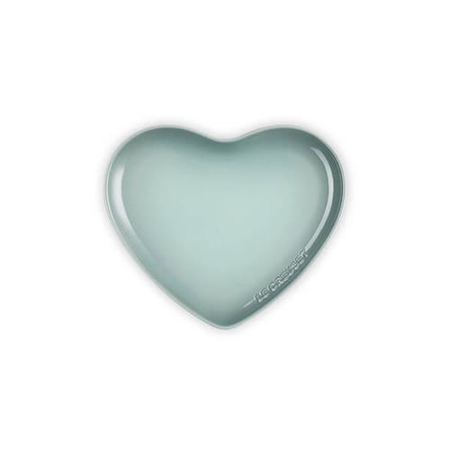 Heart Plate 23cm - Sea Salt